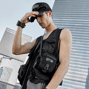 Borsa a Tracolla Colorata in Poliestere per Uomo, Stile Hip-hop, per Sport all'Aperto - Product Image 4