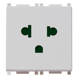 Sicury 2P+E 16A USA EU <b>Plug</b> <b>Socket</b> Silver 5.3cm Height 5.1cm Length 4.3cm Width - Product Image 1
