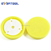 EVERTOOL Tampon de polissage rotatif 180 mm, tête de polissage en mousse pour composé de polissage, pour polisseuse orbitale