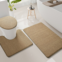 Nouveau Tapis de Bain en Chenille Moderne Personnalisé 2026, Antidérapant, Lavable en Machine, Super Absorbant, Tapis de Douche Écologique pour Maison et Hôtel