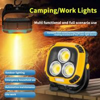 WOSEN Tragbare Powerbank LED-Taschenlampe Outdoor Wiederaufladbare Arbeitsleuchte Hängende ABS Magnetische Wasserdichte Straßen-Camping-Tischlampe