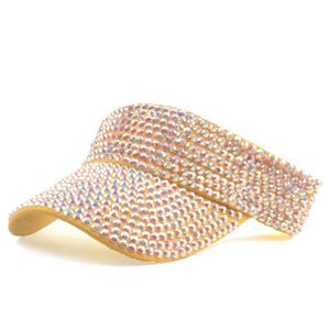 Gorra de Visera con Pedrería Brillante para Mujer, Moda Verano, Deportiva, para Golf - Product Image 5