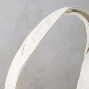 Sac fourre-tout en toile de coton blanc vierge, résistant, naturel ou personnalisé, confortable et réutilisable, pour la plage, avec logo - Product Image 5