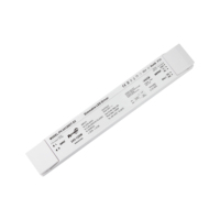Alimentation électrique LED à tension constante double AC-DC pour éclairage LED DALI2 DT8 en plastique d'intérieur 12V 24V dimmable 100-200W