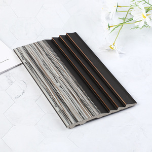 Panel decorativo de madera duradero simple techo plano sofá Fondo pared grabado pulido y pintado carteles de pared modernos - Product Image 5