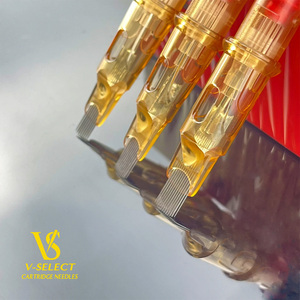 Vente en gros EZ V Select RM M1C Magnum Aiguilles de cartouche de tatouage jetables coniques longues #10 0.30mm #12 0.35mm - Product Image 6