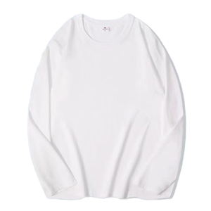 T-Shirt Vintage in Cotone Pesante 250G a Maniche Lunghe Tinta Unita Vestibilità Ampia <span class=keywords><strong>per</strong></span> <span class=keywords><strong>Coppie</strong></span> Uomo e Donna - Product Image 1