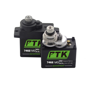 PTK 7462W Mg 9G Micro <span class=keywords><strong>Servo</strong></span> Không Thấm Nước <span class=keywords><strong>5Kg</strong></span> Kim Loại Bánh Răng 180 ° Kỹ Thuật Số <span class=keywords><strong>Servo</strong></span> 1/8 Nhà Máy Tự Làm Cho Cánh Cố Định RC Xe Máy Bay Trực Thăng Robot - Product Image 3