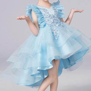 Customizable Wholesale Cheap Price Irregular <strong>Tutu</strong> Girls' <strong>Dresses</strong> Summer Trailing Evening <strong>Dresses</strong> - Product Image 3