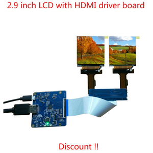 KEINE MOQ Individuell 2,9 zoll IPS 2k LCD display 1440 (RGB) * 1440 auflösung mit MIPI zu HDMI fahrer bord für AR VR 1 stück - Product Image 2