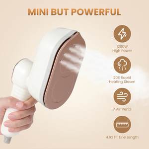 Vaporizador <span class=keywords><strong>de</strong></span> Ropa Portátil Mini, Nuevo, <span class=keywords><strong>Venta</strong></span> al por Mayor <span class=keywords><strong>de</strong></span> Fábrica, Cepillo <span class=keywords><strong>de</strong></span> Vapor Eléctrico Giratorio Multifunción <span class=keywords><strong>de</strong></span> 1300W con Pantalla LCD - Product Image 5