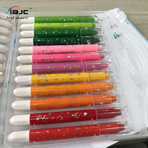 24 colori set gel pastelli cena liscia lavabile blendable torsione pastelli per i bambini regalo con la spazzola - Product Image 3