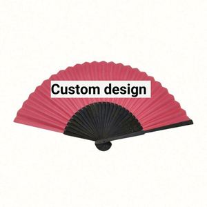Éventail en papier de 21 cm, éventail pliant chinois en bambou, personnalisable - Product Image 3