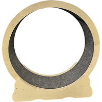 Roue d'exercice silencieuse en bois massif pour chat, roue de course silencieuse en contreplaqué pour perte de poids, jouet de fitness, tapis de course