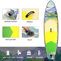 Planche de surf à souder à chaud 2024, OEM ODM, planche de SUP gonflable et nouvelle conception de planche à pagaie debout à vendre