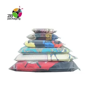 Fabrik Großhandel benutzer definierte Kleidung Socke Faye Kunststoff verpackungs taschen Poly Zip Verpackungs tasche mit eigenem Logo