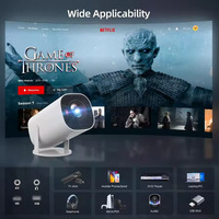 Projecteur portable 2026 HD 1080P 150 Lumens à succès pour le commerce transfrontalier, avec fonction de mise en miroir d'écran WIFI, Android 11, pour la maison