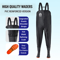 Cuissardes en nylon imperméables et durables pour hommes et femmes, bottes légères avec semelle intégrée pour la pêche, la chasse et le jardinage en extérieur