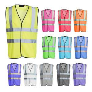 CITICITY High Viz Safety Vest Fluorescent Yellow Construction Warehouse Work Vest Jacket for Men - Product Image 6
