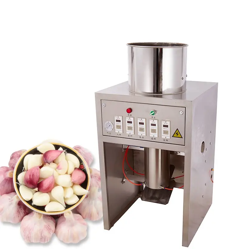 Ticari kullanım sarımsak soğan soyma soyucu makinesi kuru yol