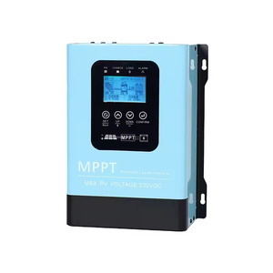 Régulateur de Charge Solaire <span class=keywords><strong>MPPT</strong></span> SZHS 30A 60A 120A en Gros avec Écran LCD, Régulateur Automatique 12V-96V, Efficacité 99,9%, Puissance PV Maximale 14400W - Product Image 1