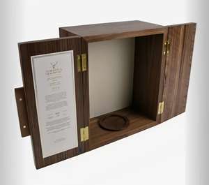 Boîte à whisky et brandy DS de marque, en MDF, faite à la main, haut de gamme, rectangulaire, avec incrustations, design personnalisé, marron mat, double porte, pour la vente en gros - Product Image 3