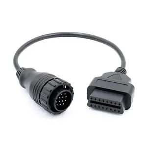 Guter Preis OBD 14Pin bis 16pin OBD2 Sprinter Stecker Kabelst ecker OBDII Adapter für Mercedes Benz