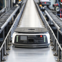 Robot AGV avec moteur à engrenages pour le stockage/récupération automatisé dans les systèmes d'entrepôt à rayonnages multi-niveaux