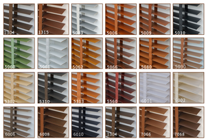 خشب مخصص ، شرائح ، مادة خام من الستائر ، شفرة ملونة من الملحقات العمياء - Product Image 6