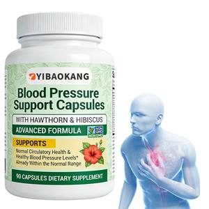 Fabrika Kan Basıncı Kapsülü Alıç Meyvesi Kalp Dolaşımını Destekler Kardiyovasküler Sağlığı Bitkisel Takviyeler - Product Image 1