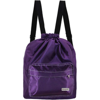 Sac à dos portable à cordon de serrage, séparation sec/humide, pour la gym, les sports, la piscine, la plage, sac de sport étanche, sac de courses séparé sec/humide