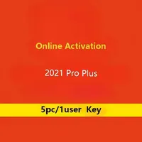 Licencia Original de Office 2021 Professional Plus, 1 Clave/5 PC, Compatible con PC