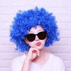 ¡Peluca Jumbo Azul para Fiestas Pogle Bomb Hair Pogle This! - Product Image 1