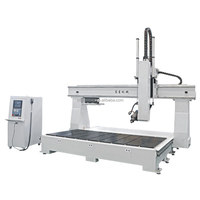 Routeur CNC industriel à 4 axes, machine de découpe et de fraisage automatique de contreplaqué lourd avec système de contrôle SYNTEC