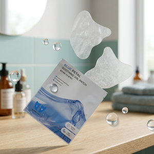 Patch Apaisant pour les Joues Blue Petal OBM en Microfibre Végane – Soin Rafraîchissant, Calmant et Hydratant pour Peaux Sensibles et Rougeurs – K-beauty - Product Image 1