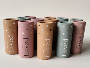 Contenedores reciclables de 10ml para cosméticos naturales Bálsamo labial redondo Contenedor de cilindro de cartón Kraft Contenedores de lápiz labial - Product Image 3