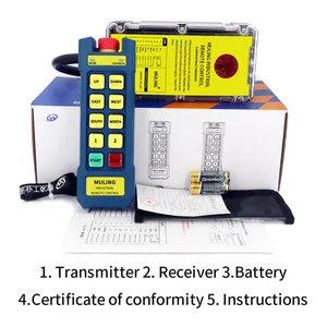 ML-K8 + Ip68 868mhz 8key Radio industriale senza fili frantoio telecomando Radio universale gru telecomando