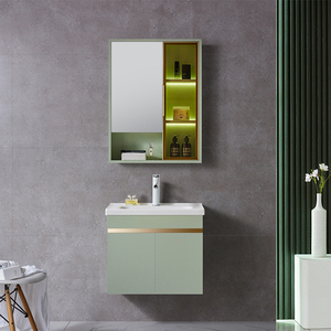 Hiện đại 23 inch PVC tủ phòng tắm thiết lập không thấm nước Treo Tường Gốm lưu vực vanities - Product Image 3