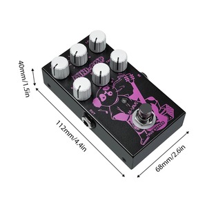 M-VAVE Mini amp DC 9V 3 ban nhạc EQ đúng bỏ qua 9 cổ điển amp hiệu ứng guitar điện hiệu ứng bàn đạp - Product Image 6