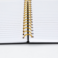 Cahier d'événement à spirale large ligné sans date avec logo personnalisé Journal A4 A5 grille à l'intérieur du cahier de papier