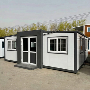 Maison conteneur extensible de type aile avec structure en acier galvanisé pour <span class=keywords><strong>résidence</strong></span> familiale - Product Image 1
