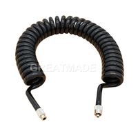 Tuyau d'air NIBP, tube hélicoïdal, sans connecteur, diamètre extérieur 7,3 mm, diamètre intérieur 4,0 mm.