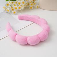 Ensemble de 6 pièces : Bandeau nuage fait main, Bracelet de poignet, Pince à cheveux fleur, Chouchou en velours et Élastique à cheveux pour les soins quotidiens et le maquillage