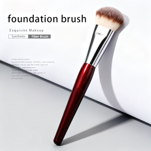 Pinceau <span class=keywords><strong>correcteur</strong></span> et fond de teint grand format <span class=keywords><strong>rouge</strong></span> en forme d'angle, pinceau de contour, <span class=keywords><strong>correcteur</strong></span> pour cernes et sillons lacrymaux, version imprimée - Product Image 2