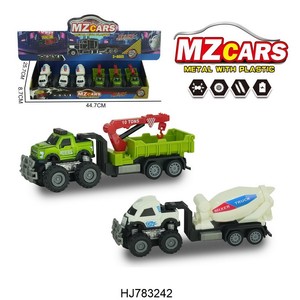 <span class=keywords><strong>Camión</strong></span> Mezclador de Aleación y Excavadora de <span class=keywords><strong>Juguete</strong></span>, Vehículo de Ingeniería de Plástico, Tanque de Cemento y Concreto para Niños, en Oferta - Product Image 5