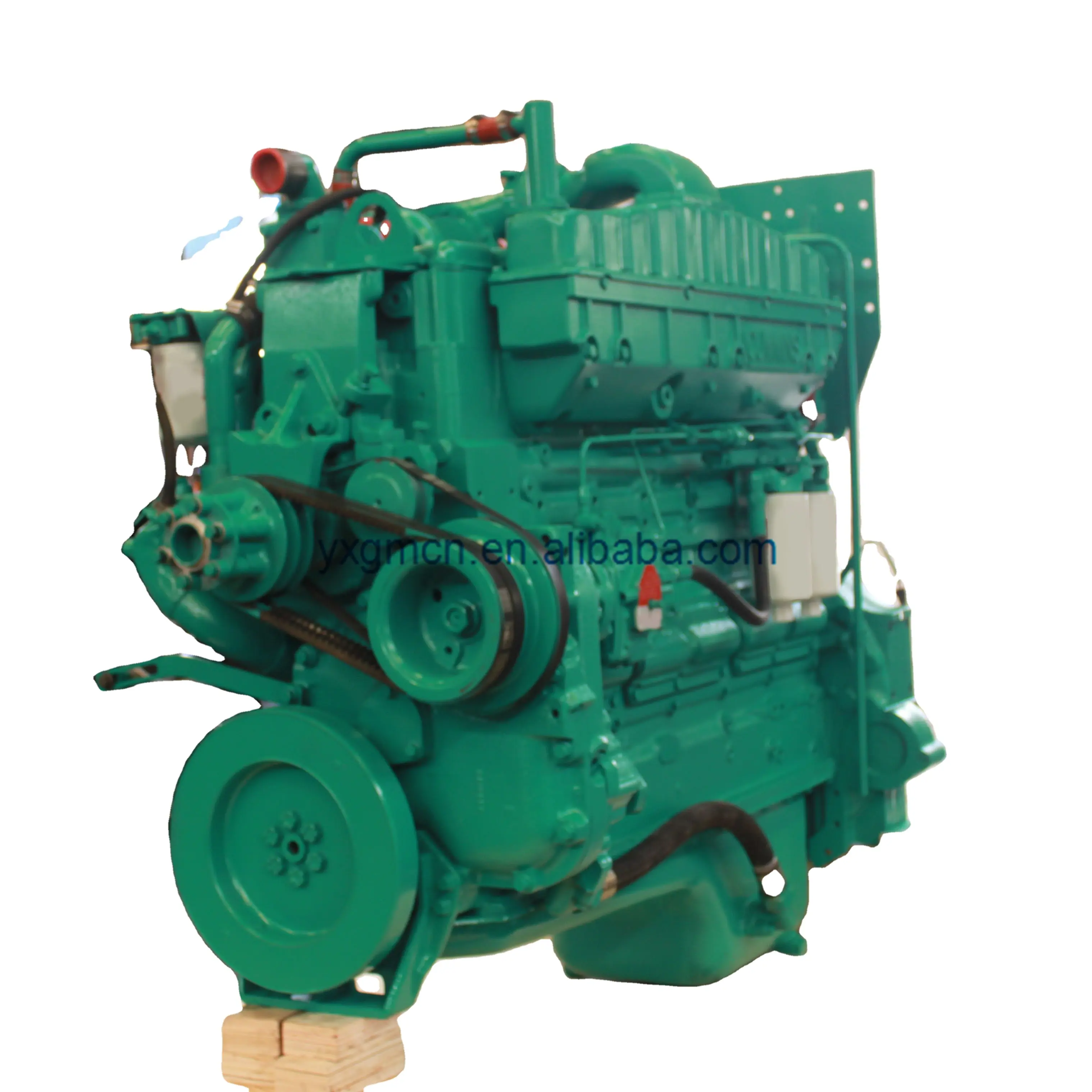 NTA855 G1 G2, motor diésel usado marino de 4 tiempos, 6 cilindros en línea