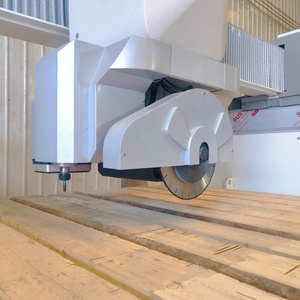 OMC 5 Eksenli Granit CNC Sinterlenmiş Taş Köprü Testeresi 350mm Kireçtaşı Mermer Taş Kesme Makinesi Uzaktan Kumandalı - Product Image 6