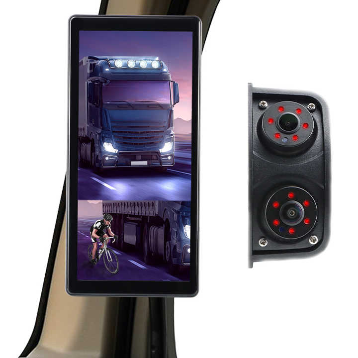 GreenYi AHD 10.36" BSD Side View Vertical Monitor Touch Screen