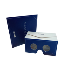 2024 articles promotionnels avec Logo personnalisé boîte de réalité virtuelle 3D carton VR lunettes VR casque pour Smartphone Android et IOS