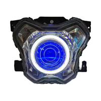 Ensemble de phares de moto pour Cygnus-X 4ème génération, modification LED, double lentille, ampoule Cenon, accessoires d'éclairage